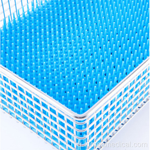 Pad de silicone médical bleu 550 * 570mm